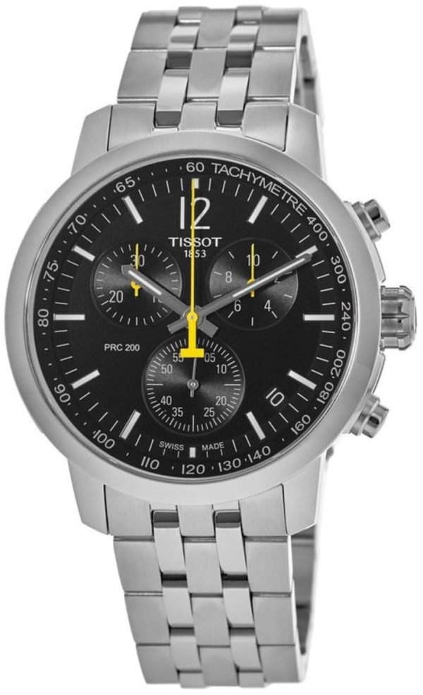 tissot herrklocka t114.417.11.057.00 prc 200 svart/stål ø42 mm