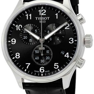 Tissot Herrklocka T116.617.16.057.00 T-Sport Svart/Läder Ø45 mm