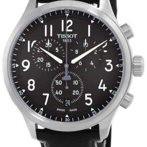 Tissot Herrklocka T116.617.16.062.00 Chrono XL Svart/Läder Ø45 mm