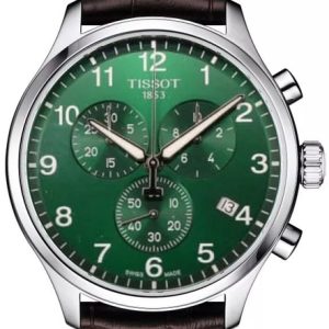 Tissot Herrklocka T116.617.16.092.00 T-Sport Grön/Läder Ø45 mm