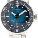 tissot herrklocka t120.607.11.041.00 seastar blå/stål ø46 mm