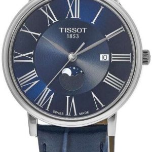 Tissot Herrklocka T122.423.16.043.00 Carson Blå/Läder Ø40 mm