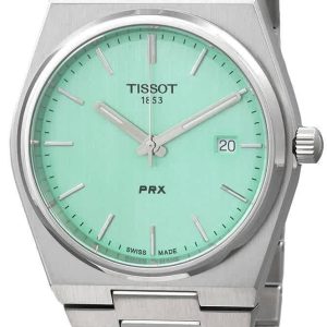 Tissot Herrklocka T137.410.11.091.01 PRX Grön/Stål Ø40 mm