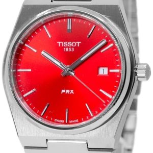 Tissot Herrklocka T137.410.11.421.00 PRX Röd/Stål Ø40 mm