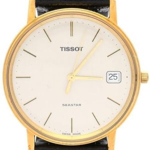 Tissot Herrklocka T71.3.401.31 T-Gold Silverfärgad/Läder Ø33.5 mm