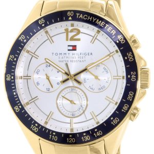 Tommy Hilfiger Herrklocka 1791121 Luke Silverfärgad/Gulguldtonat