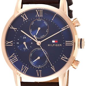 Tommy Hilfiger Herrklocka 1791399 Blå/Läder Ø44 mm