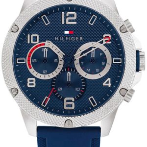 Tommy Hilfiger Herrklocka 1792027 Classic Blå/Gummi Ø46 mm
