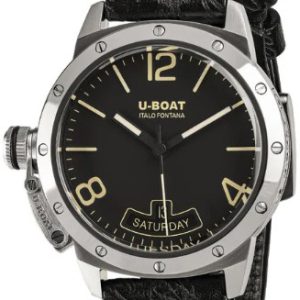 U-Boat 8890 Classico Svart/Läder Ø40 mm
