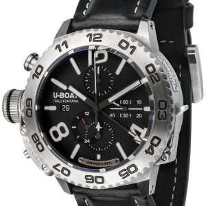 U-Boat Herrklocka 9016 Classico Svart/Läder Ø46 mm