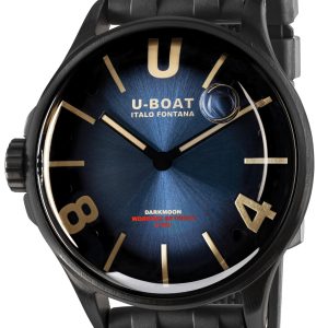 U-Boat Herrklocka 9020/B Darkmoon Blå/Gummi Ø40 mm