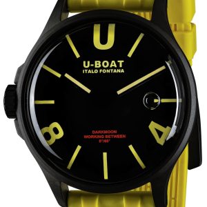 U-Boat Herrklocka 9522/A Darkmoon Svart/Gummi Ø44.8 mm