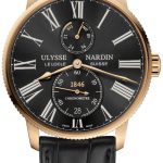 ulysse nardin herrklocka 1182-310-42 marine torpilleur svart/läder