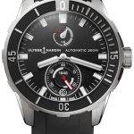 ulysse nardin herrklocka 1183-170-3-92 diver svart/gummi ø44 mm