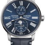 ulysse nardin herrklocka 1193-310le-3a-175-1a torpilleur blå/läder