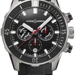 ulysse nardin herrklocka 1503-170-3-92 diver svart/gummi ø44 mm