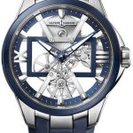 ulysse nardin herrklocka 3713-260-03 blast skelettskuren/läder ø42