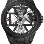 ulysse nardin herrklocka 3713-260-3-black blast skelettskuren/gummi