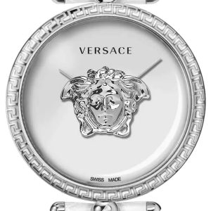 Versace Damklocka VECO02322 Palazzo Vit/Läder Ø39 mm