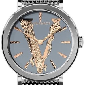 Versace Damklocka VERI00620 Virtus Grå/Stål Ø36 mm