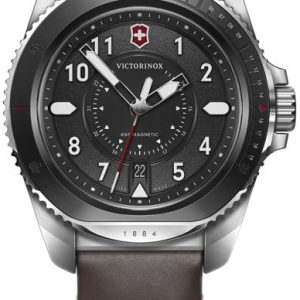 Victorinox Herrklocka 241976.1 Journey 1884 Svart/Läder Ø43 mm