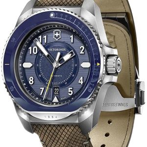 Victorinox Herrklocka 241980.1 Journey 1884 Blå/Läder Ø43 mm