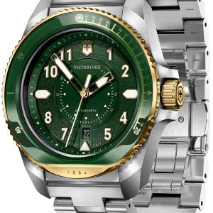 Victorinox Herrklocka 242012 Journey 1884 Grön/Stål Ø43 mm