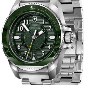 Victorinox Herrklocka 242015 Journey 1884 Grön/Stål Ø44 mm