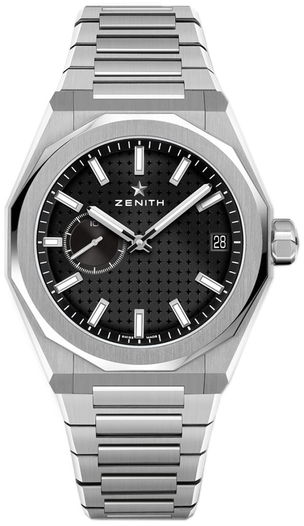 zenith herrklocka 03.9300.3620-21.i001 defy skyline svart/stål ø41