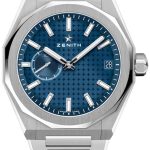 zenith herrklocka 03.9300.3620-51.i001 defy skyline blå/stål ø41 mm