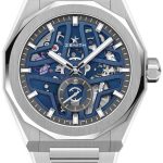 zenith herrklocka 03.9300.3620-79.i001 defy skyline blå/stål ø41 mm