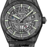 zenith herrklocka 10.9001.670-80.m9000 defy classic svart/kolfiber