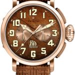 zenith herrklocka 18.2430.4069-77.c811 pilot brun/gummi ø45 mm