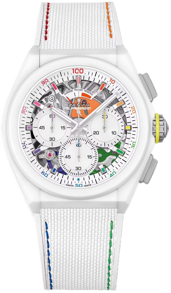 zenith herrklocka 49.9010.9004-01.r947 el primero skelettskuren/gummi
