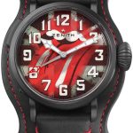 zenith herrklocka 96.2439.693-77.c809 pilot flerfärgad/läder ø48 mm
