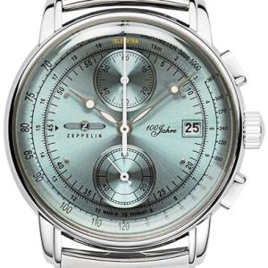Zeppelin 100 Jahre Herrklocka 8670M4 Blå/Stål Ø42 mm