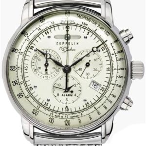 Zeppelin 100 Jahre Herrklocka 8680M3 Beige/Stål Ø42 mm