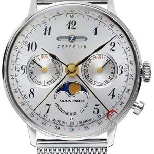 Zeppelin Damklocka 7037M1 Hindenburg Silverfärgad/Stål Ø36 mm