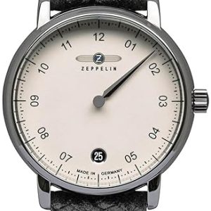 Zeppelin Damklocka 86435 Captains Beige/Läder Ø36 mm