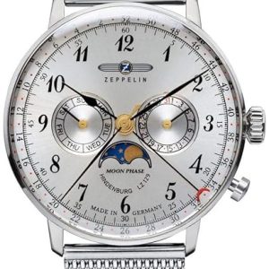 Zeppelin Herrklocka 7036M1 Hindenburg Silverfärgad/Stål Ø40 mm