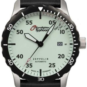 Zeppelin Herrklocka 72685 Eurofighter Antikvit/Läder Ø43 mm