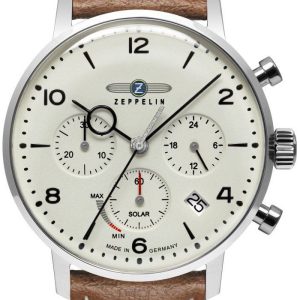 Zeppelin Herrklocka 80865n Hindenburg Beige/Läder Ø41 mm