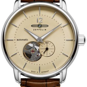 Zeppelin Herrklocka 8166-1 Bodensee Beige/Läder Ø40 mm
