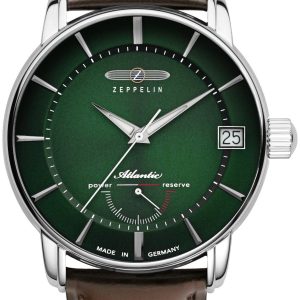 Zeppelin Herrklocka 84164 Atlantic Grön/Läder Ø43 mm