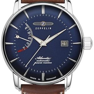 Zeppelin Herrklocka 84623 Atlantic Blå/Läder Ø42 mm