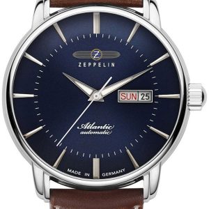 Zeppelin Herrklocka 8466-3 Atlantic Blå/Läder Ø40 mm
