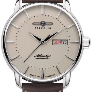 Zeppelin Herrklocka 8466-5 Atlantic Beige/Läder Ø40 mm