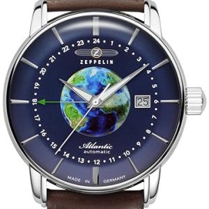 Zeppelin Herrklocka 84683 Atlantic Blå/Läder Ø42 mm