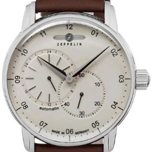Zeppelin Herrklocka 86625 Captains Beige/Läder Ø43 mm
