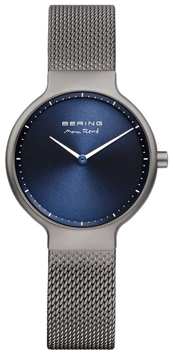bering damklocka 15531-077 max rene blå/stål ø31 mm